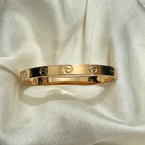 Gold Love Bangle Bracelet Kara | Bracelet For Women Girls | Women Jewelry | Women Fashion ₨345